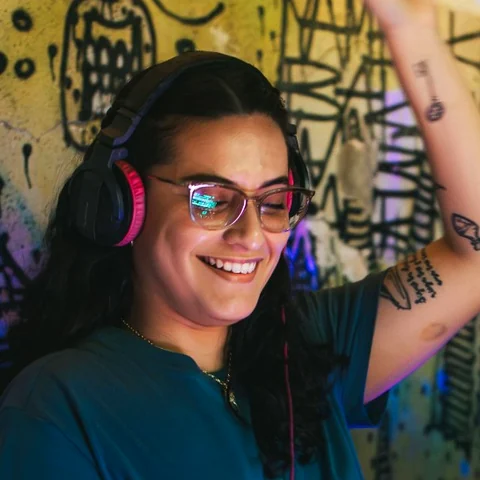 Mar López, DJ del mercadito